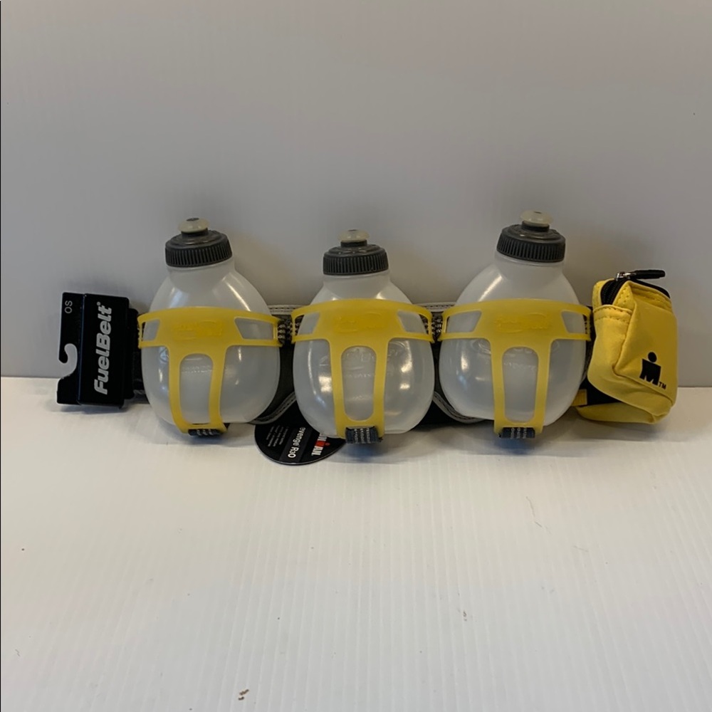 FuelBelt Ironman Hydration Belt with Yellow Accents